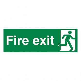 Fire Exit Man Right - Landscape