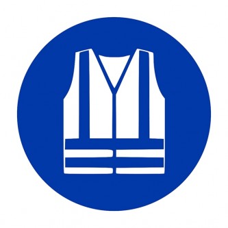 Hi Viz Jacket Symbol - Square