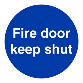 Fire Door Keep Shut - Square