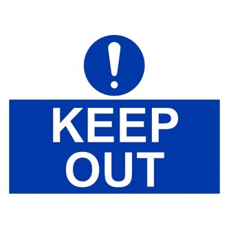 Keep Out - Landscape - Large