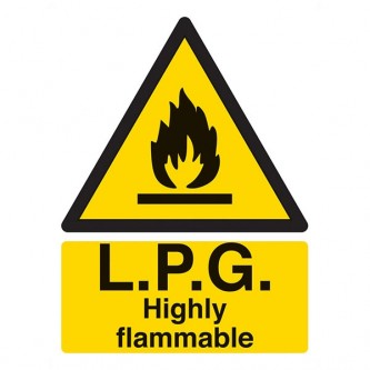L.P.G. Highly Flammable - Portrait