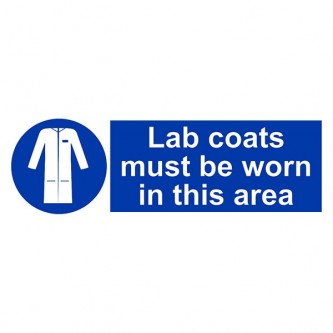 Lab Coats Must Be Worn In This Area - Landscape