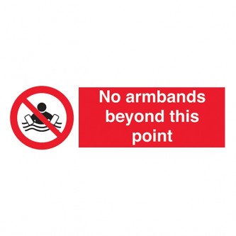 No Armbands Beyond This Point - Landscape