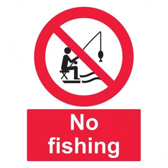 No Fishing - Portrait