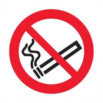 No Smoking Symbol Left - Square