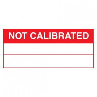 Not Calibrated Stickers - Landscape
