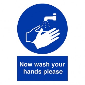 Now Wash Your Hands Please - Portrait