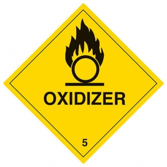 Oxidizer - Yellow - Diamond - Square