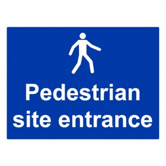 Pedestrian Site Entrance - Landscape - Large
