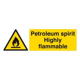 Petroleum Spirit Highly Flammable - Landscape