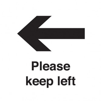 Please Keep Left - Square