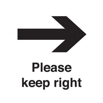 Please Keep Right - Square