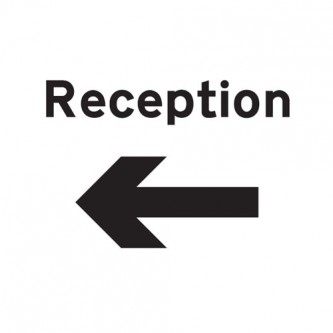 Reception Arrow Left - Landscape - Large