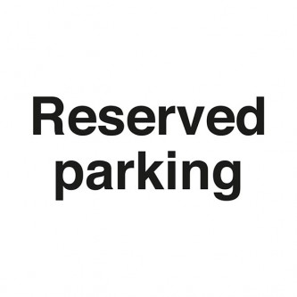 Reserved Parking - Landscape - Large
