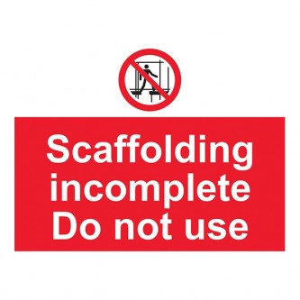 Scaffolding Incomplete Do Not Use - Landscape - Large