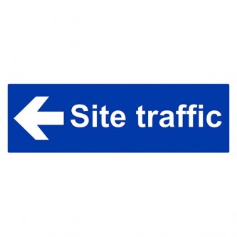 Site Traffic Arrow Left - Landscape