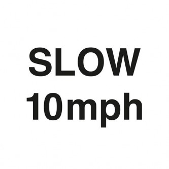Slow 10MPH - Landscape - Large