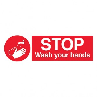 Stop Wash Your Hands - Landscape