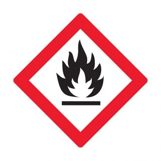 Oxidizing / Highly Flammable Symbol - Diamond - Square