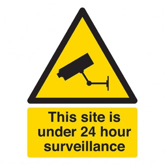This Site Is Under 24 Hour Surveillance - Portrait