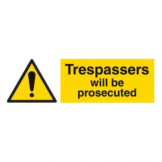 Trespassers Will Be Prosecuted - Landscape
