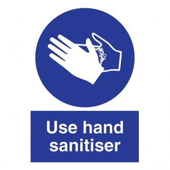 Use Hand Sanitiser - Portrait