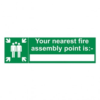 Your Nearest Fire Assembly Point Is - Landscape